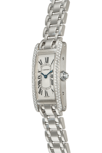 Tank Americaine White Gold Quartz
