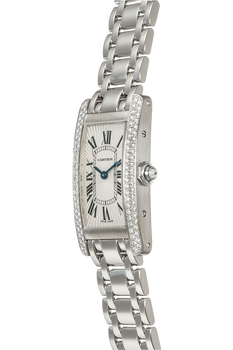 Tank Americaine White Gold Quartz
