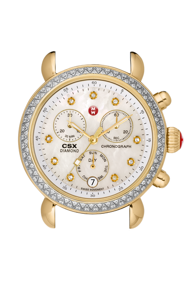 MICHELE CSX 36 Day Diamond Two Tone Diamond Dial MW03M01C5046