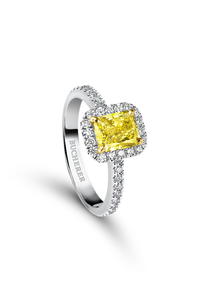Solitaire Joy Yellow Diamond Ring 1.71 ct.