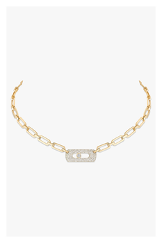 Move Link Chain Neckace in Yellow Gold