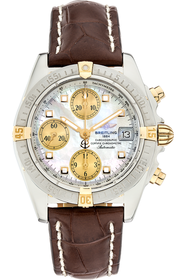 Pre Owned Breitling Cockpit Chronograph Yellow Gold and Stainless Steel Automatic