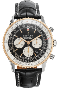 Navitimer 01 Rose Gold and Stainless Steel Automatic