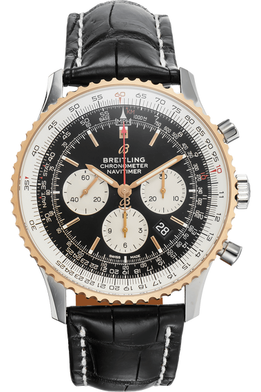 Navitimer 01 Rose Gold and Stainless Steel Automatic