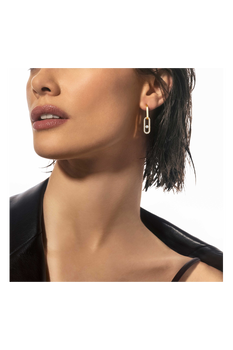 Move Link Transformable Earrings in Yellow Gold