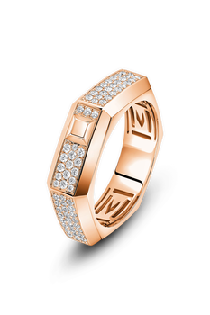 Moderniste Pav&eacute; Ring
