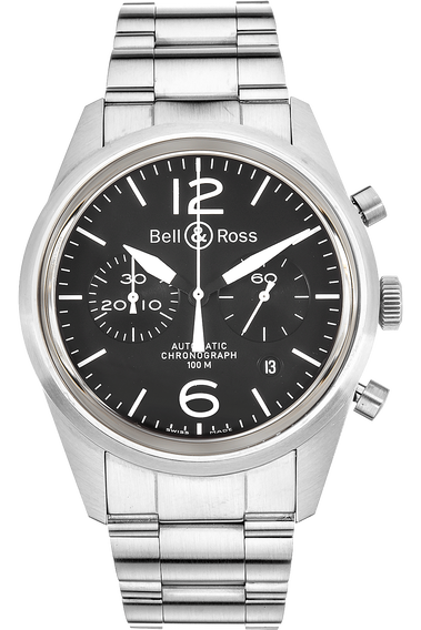 BR 126 Chronograph Stainless Steel Automatic