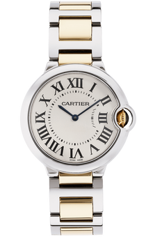 Ballon Bleu Yellow Gold and Stainless Steel Quartz