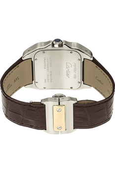 Santos 100 Yellow Gold and Stainless Steel Automatic