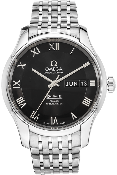 De Ville Co-Axial Annual Calendar Stainless Steel Automatic