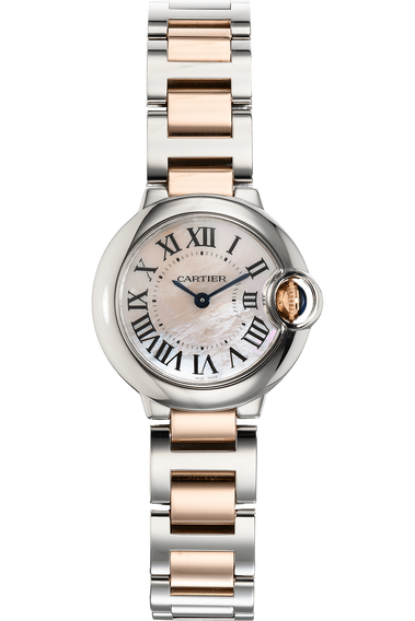Ballon Bleu Rose Gold and Stainless Steel Quartz