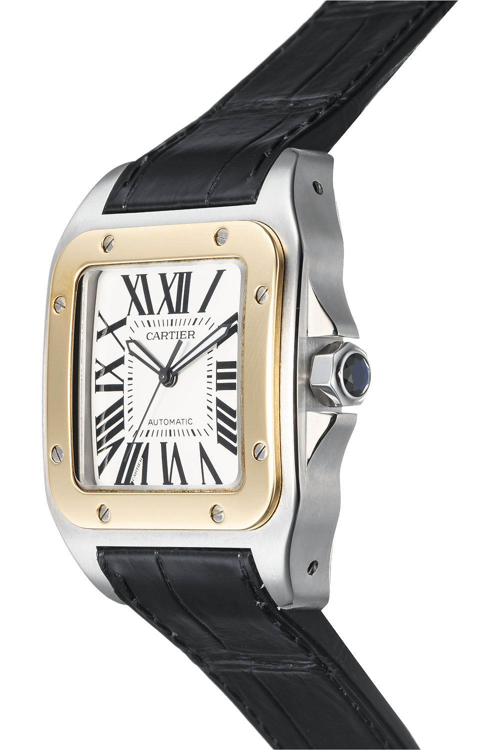 cartier santos 100 pre owned