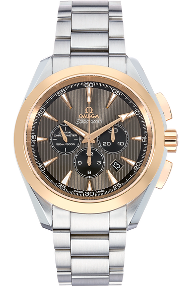 Seamaster Aqua Terra Co-Axial Chronograph Rose Gold and Stainless Steel Automatic