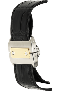 Santos 100 Yellow Gold and Stainless Steel Automatic