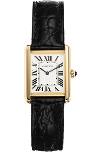 Tank Solo Yellow Gold and Stainless Steel Quartz