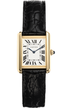 Tank Solo Yellow Gold and Stainless Steel Quartz