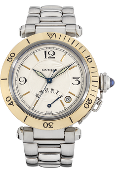 Pasha Diver Power Reserve Yellow Gold and Stainless Steel