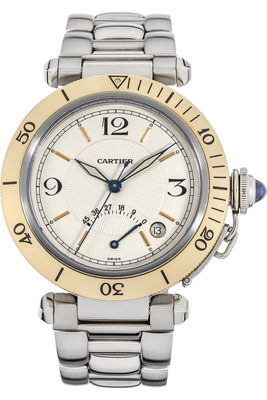 Pasha Diver Power Reserve Yellow Gold and Stainless Steel