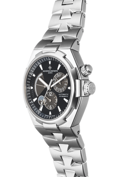 Overseas Dual Time Stainless Steel Automatic