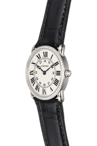 Ronde Louis Cartier White Gold Quartz