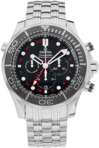 Seamaster Diver Co-Axial GMT Chronograph Stainless Steel