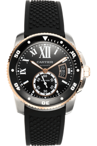 Calibre de Cartier Diver Rose Gold and Stainless Steel Automatic