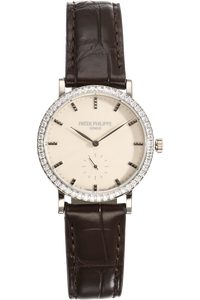 Calatrava Reference 7120 White Gold Manual