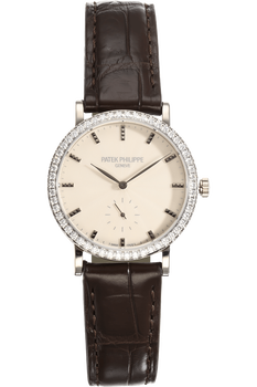 Calatrava Reference 7120 White Gold Manual