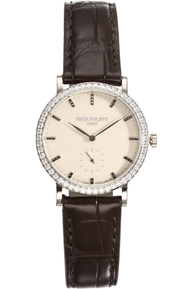 Calatrava Reference 7120 White Gold Manual