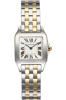 Santos Demoiselle Yellow Gold and Stainless Steel Quartz