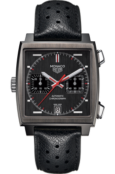 Monaco Automatic Chronograph with Vintage Grey Titanium Carbide