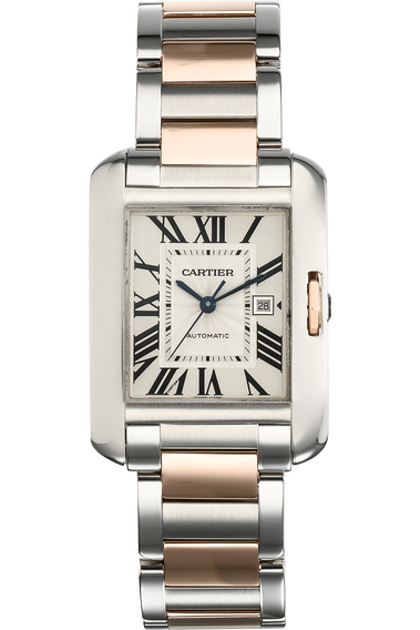 Tank Anglaise Rose Gold and Stainless Steel Automatic