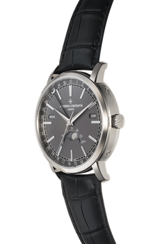 Traditionnelle Complete Calendar White Gold Automatic