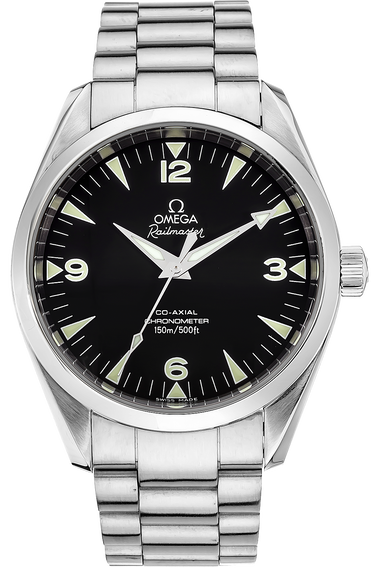 Pre owned omega railmaster best sale