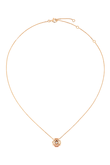 BOUTON DE CAM&Eacute;LIA NECKLACE