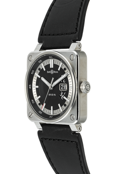 BR 03-96 Grande Date Stainless Steel Automatic