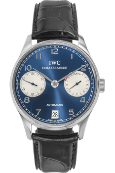 Portuguese 7 Days Laureus Limited Edition Stainless Steel Automatic