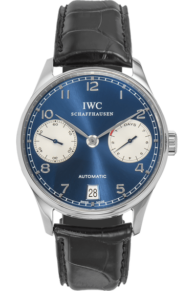 Portuguese 7 Days Laureus Limited Edition Stainless Steel Automatic