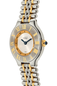 Must 21 Yellow Gold-Plated and Stainless Steel Quartz