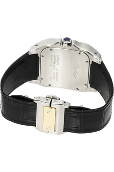 Santos 100 Yellow Gold and Stainless Steel Automatic