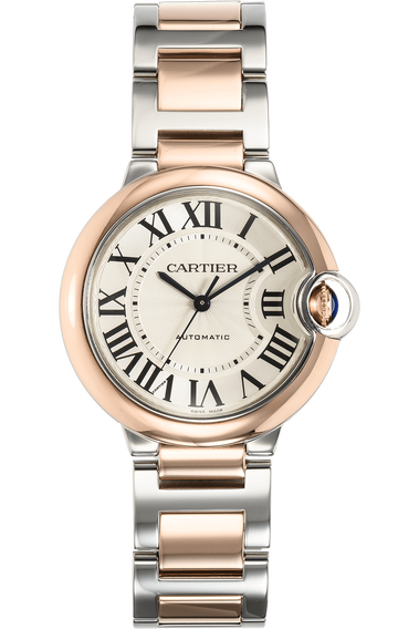 Ballon Bleu Rose Gold and Stainless Steel Automatic