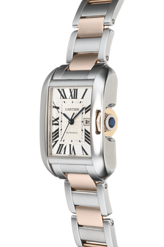Tank Anglaise Rose Gold and Stainless Steel Automatic