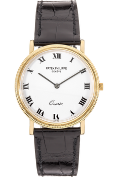 Calatrava Reference 3744 Yellow Gold Quartz