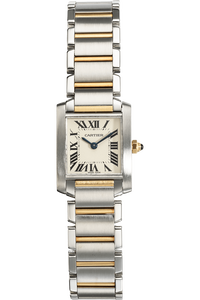 Tank Francaise Yellow Gold and Stainless Steel Quartz