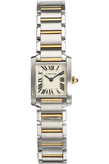 Tank Francaise Yellow Gold and Stainless Steel Quartz