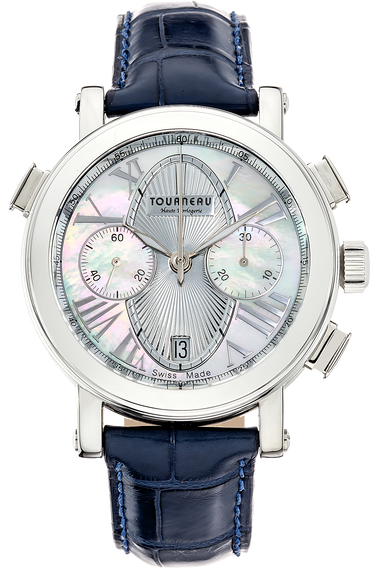 Pre Owned Tourneau Gotham Tahiti Krome Limited Edition Stainless Steel Automatic