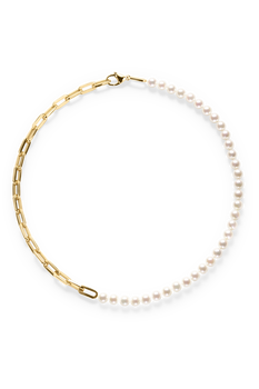 Link Pearl Necklace