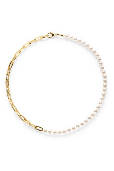Link Pearl Necklace