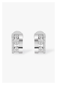 Move Romane Earrings in White Gold