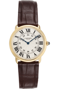 Ronde Louis Cartier Yellow Gold Manual